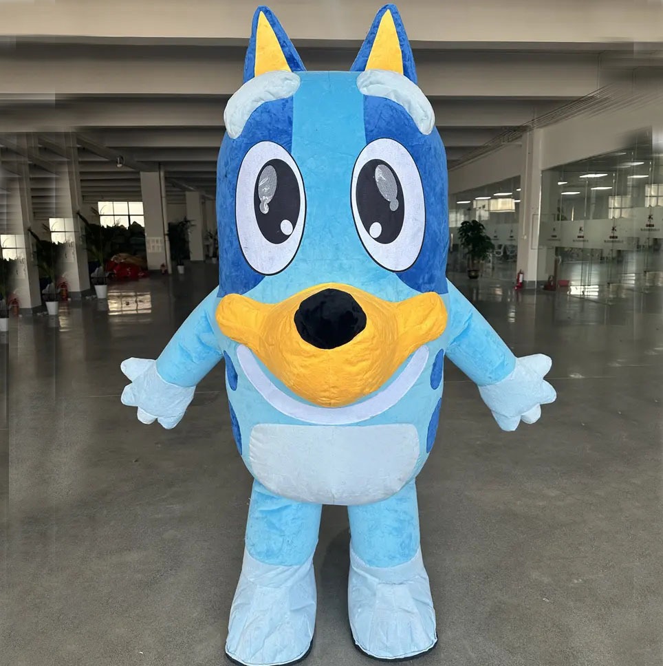 Blue Dog Mascot